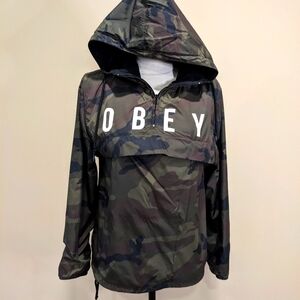 Camo OBEY hoodie jacket